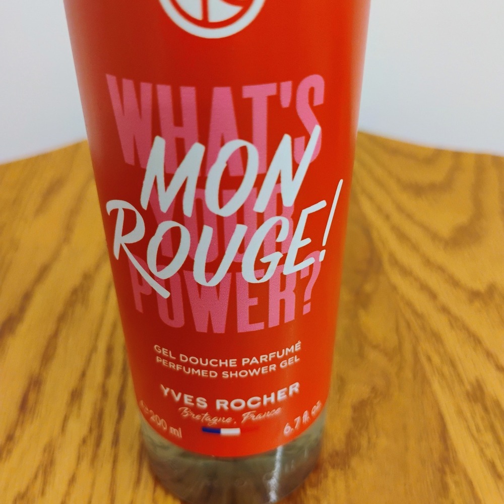 Yves Rocher Mon Rouge Perfumed Shower Gel 6.7 Fl Oz 200ml Made in‎ France